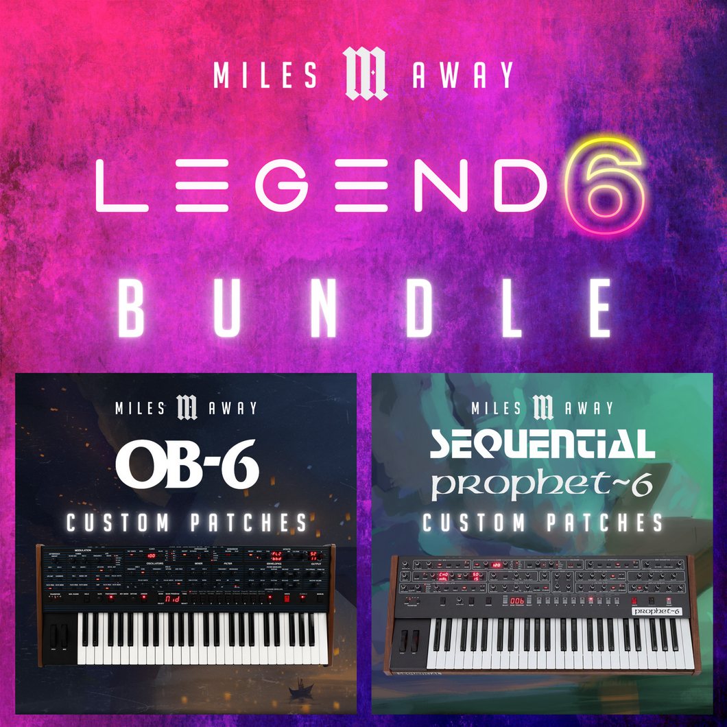 Legend 6 Bundle (100 Custom Patches for Sequential OB-6 and Sequential Prophet-6) by Miles Away