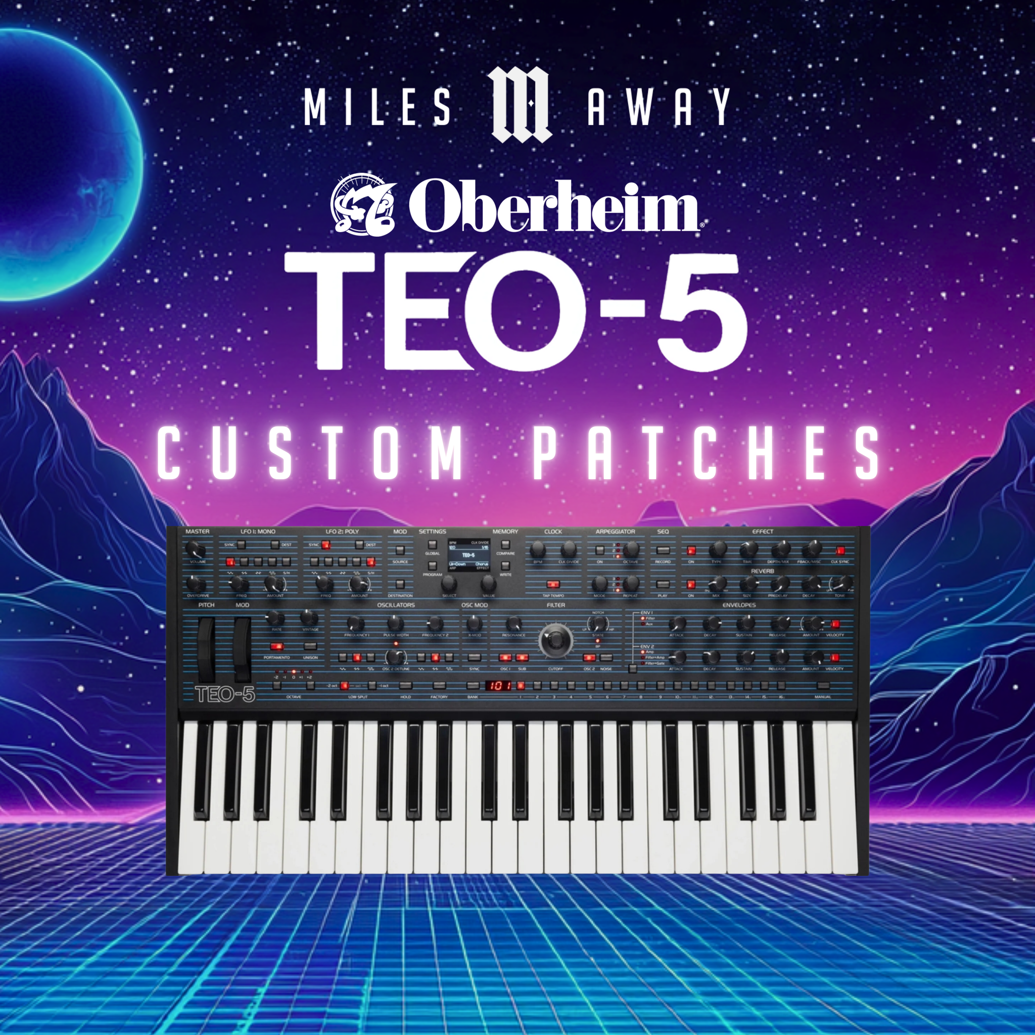 48 Custom Patches for Oberheim TEO-5 by Miles Away – Miles Away Music